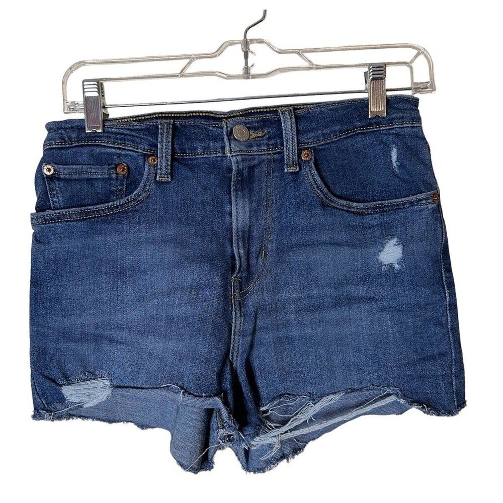 Levi's Women's High Rise Denim Shorts with Stretch - Size 28